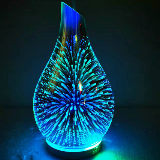 Aromatherapy Essential Oil Vase-Shaped 3D Colorful Lamp