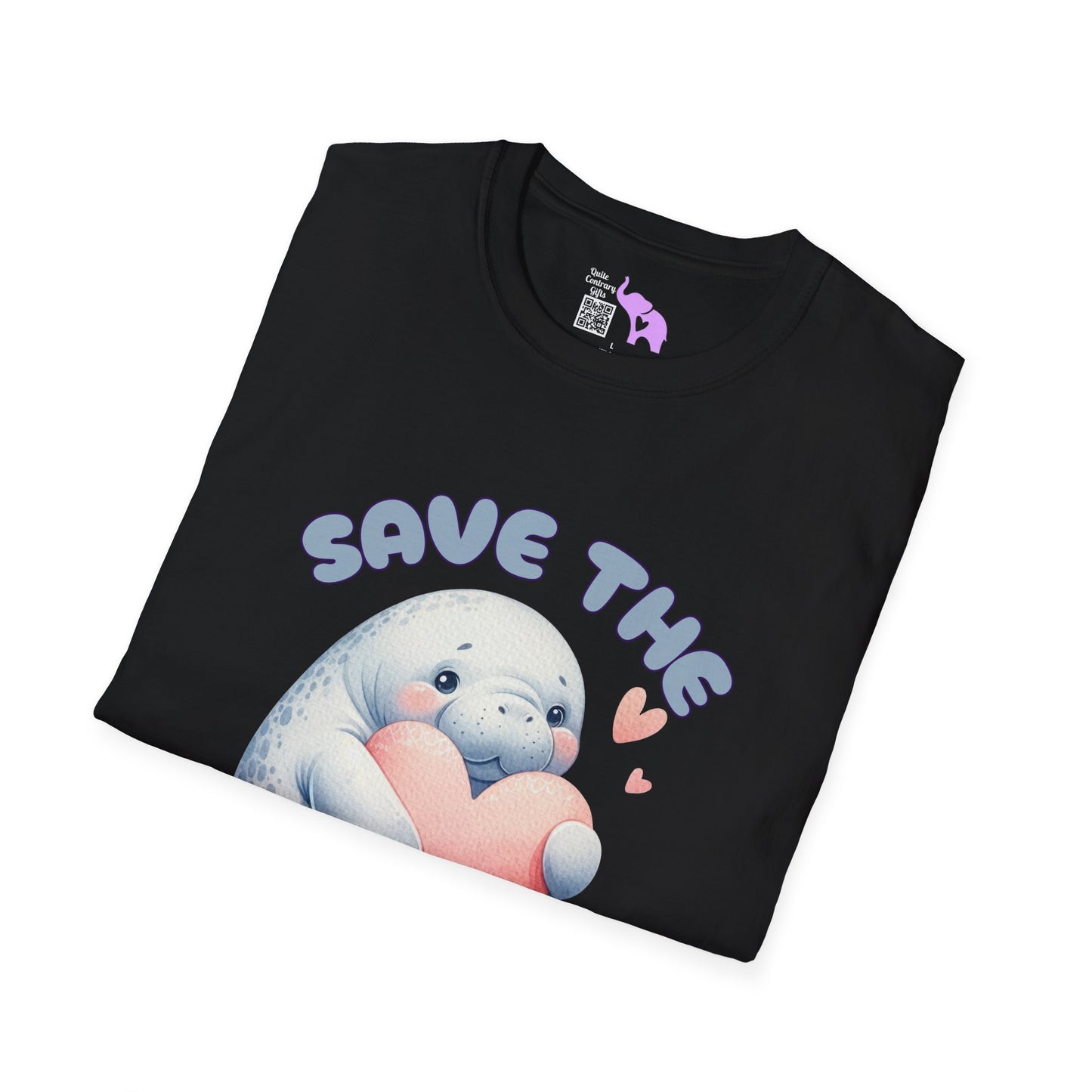 Save The Floaty Potatoes (Manatee) Adult T-shirt