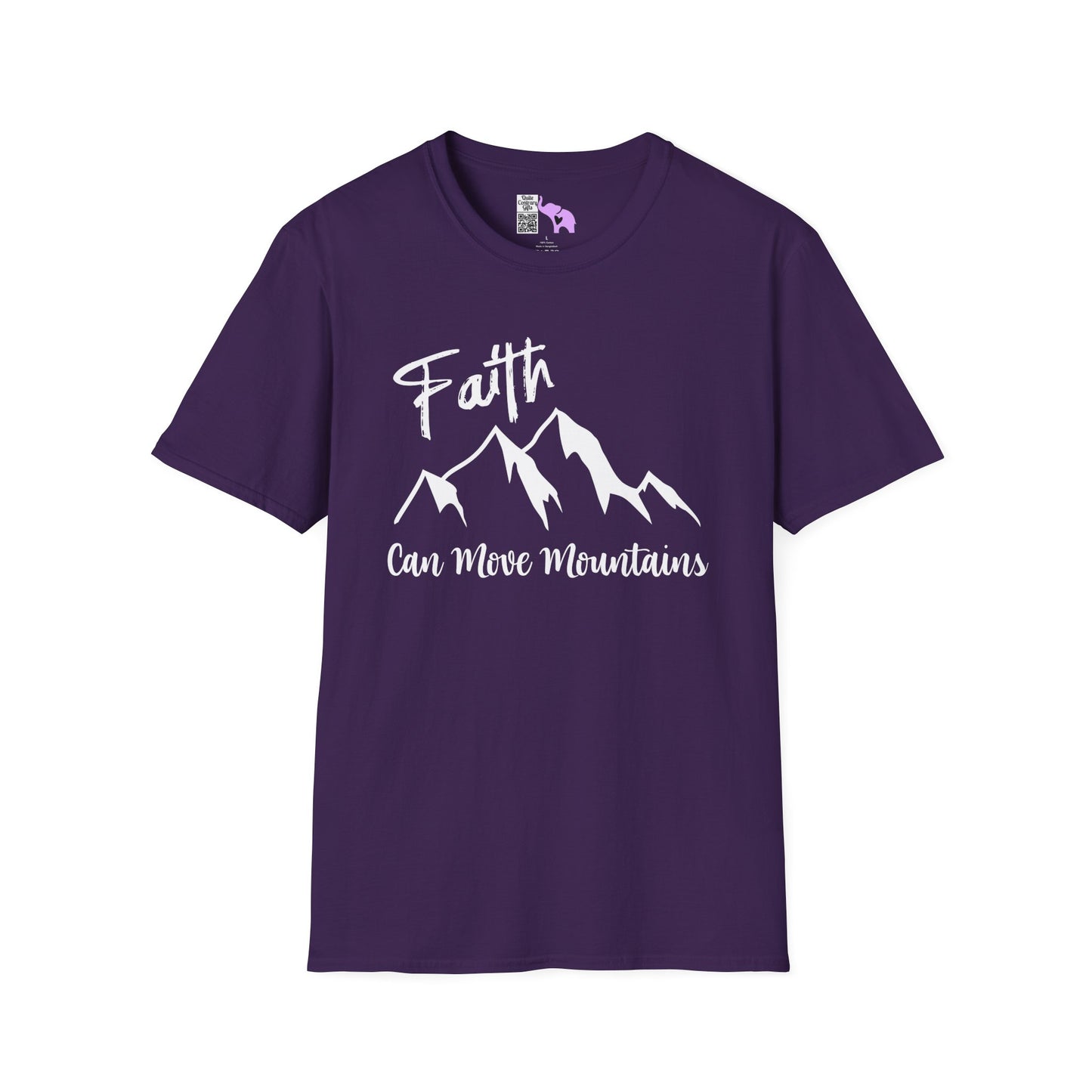 Faith Can Move Mountains Adult T-shirt