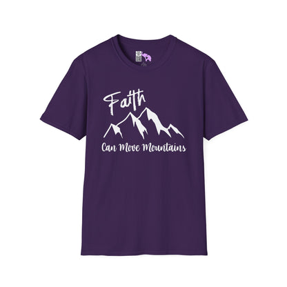 Faith Can Move Mountains Adult T-shirt