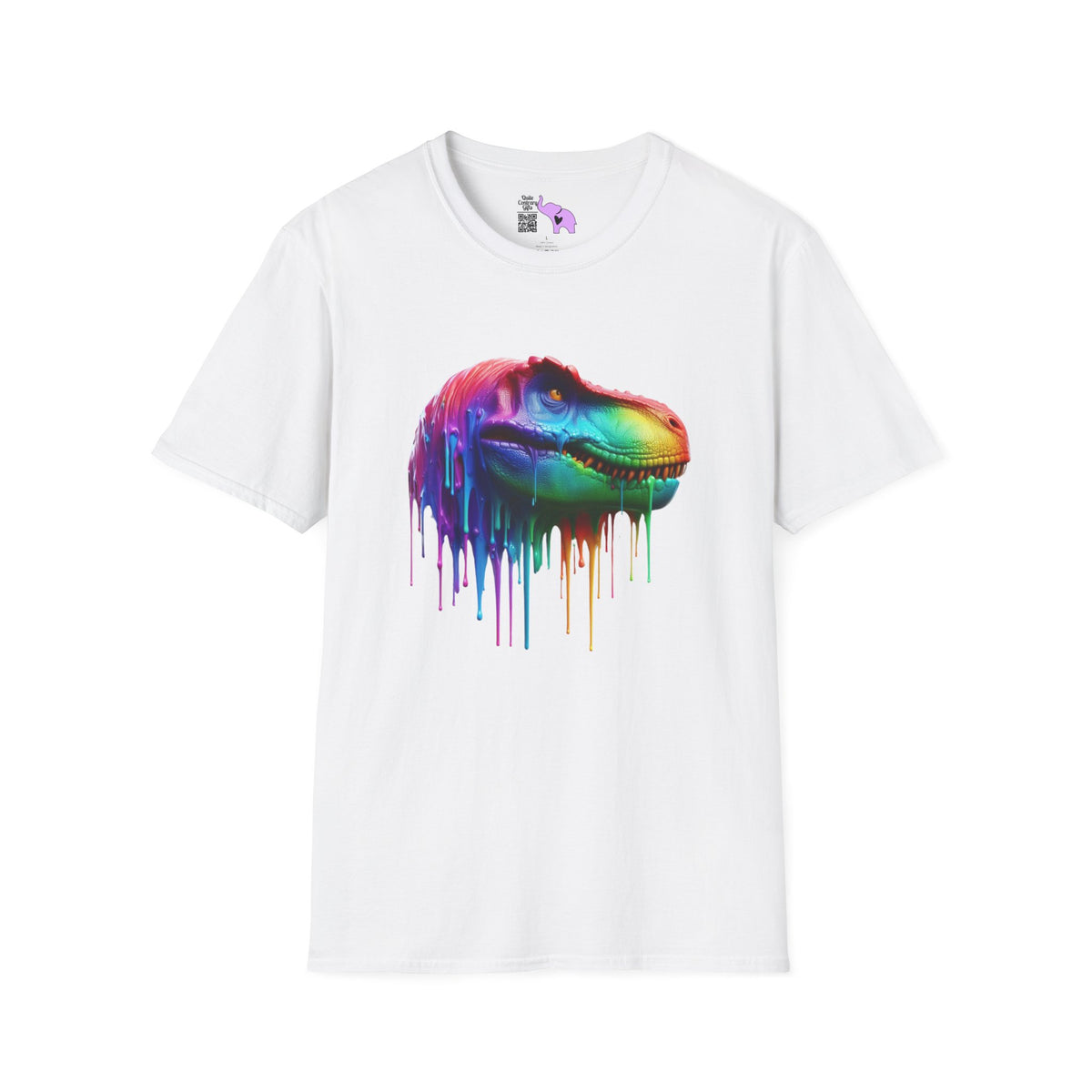 Colorful Dinosaur Adult T-shirt