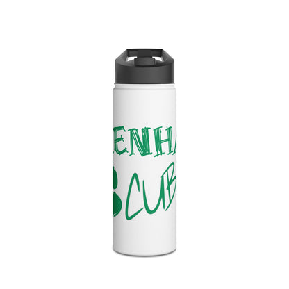Brenham Cubs w/Claws Stainless Steel Water Bottle