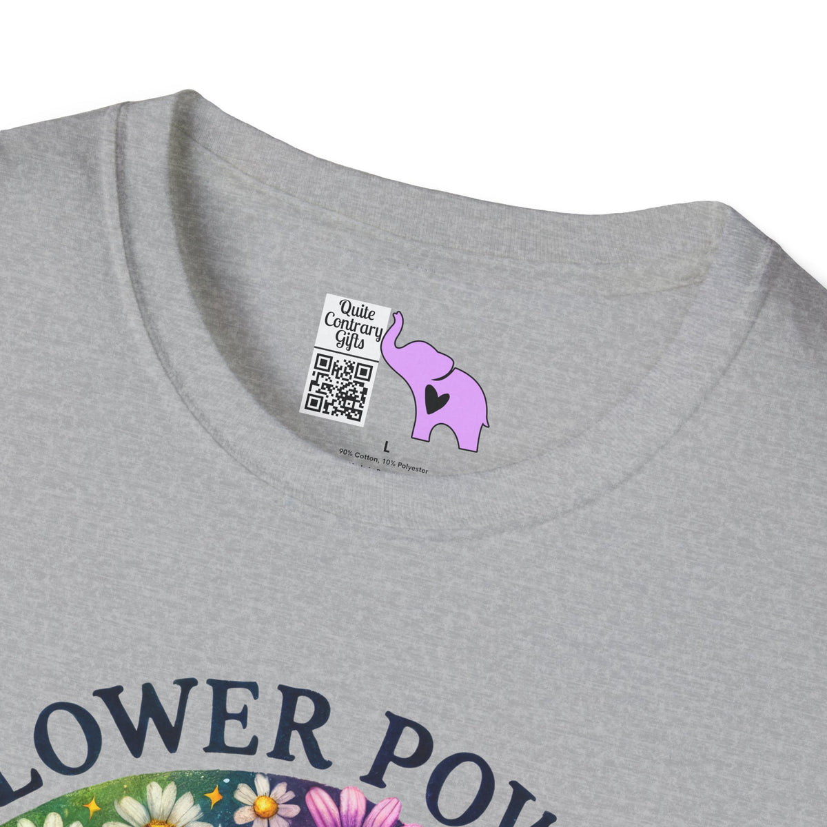 Flower Power Forever Adult T-shirt