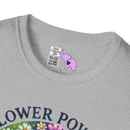 Flower Power Forever Adult T-shirt
