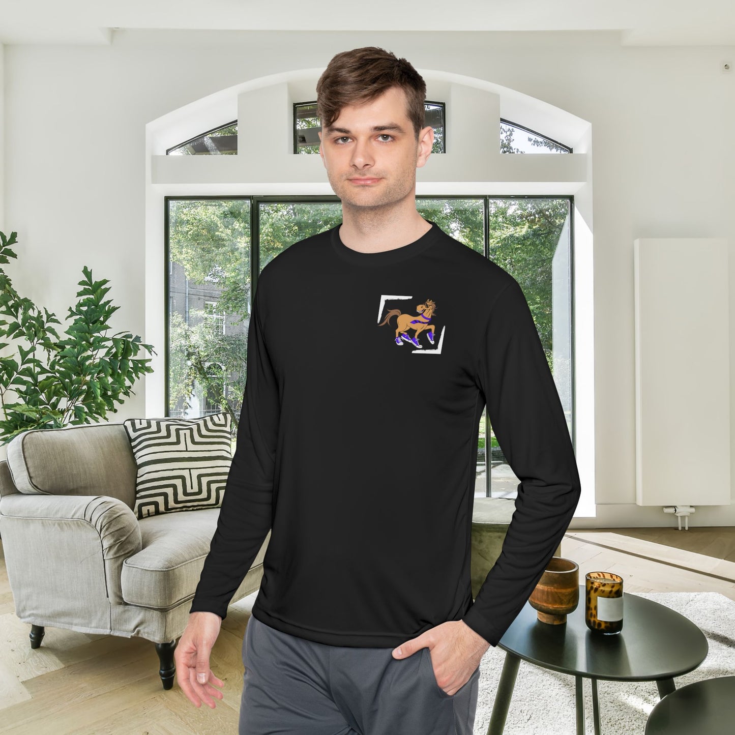 You Can Lead a Human To Knowledge... Adult Long Sleeve Tee