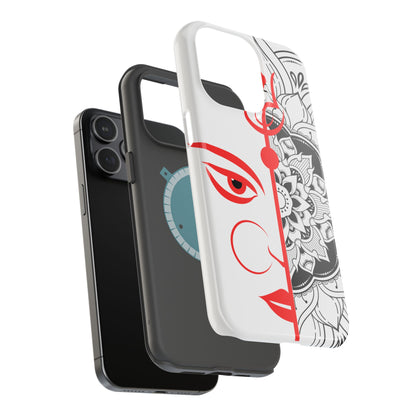 Goddess Durga Mata w/Manala MagSafe® Compatible Tough Case for iPhone