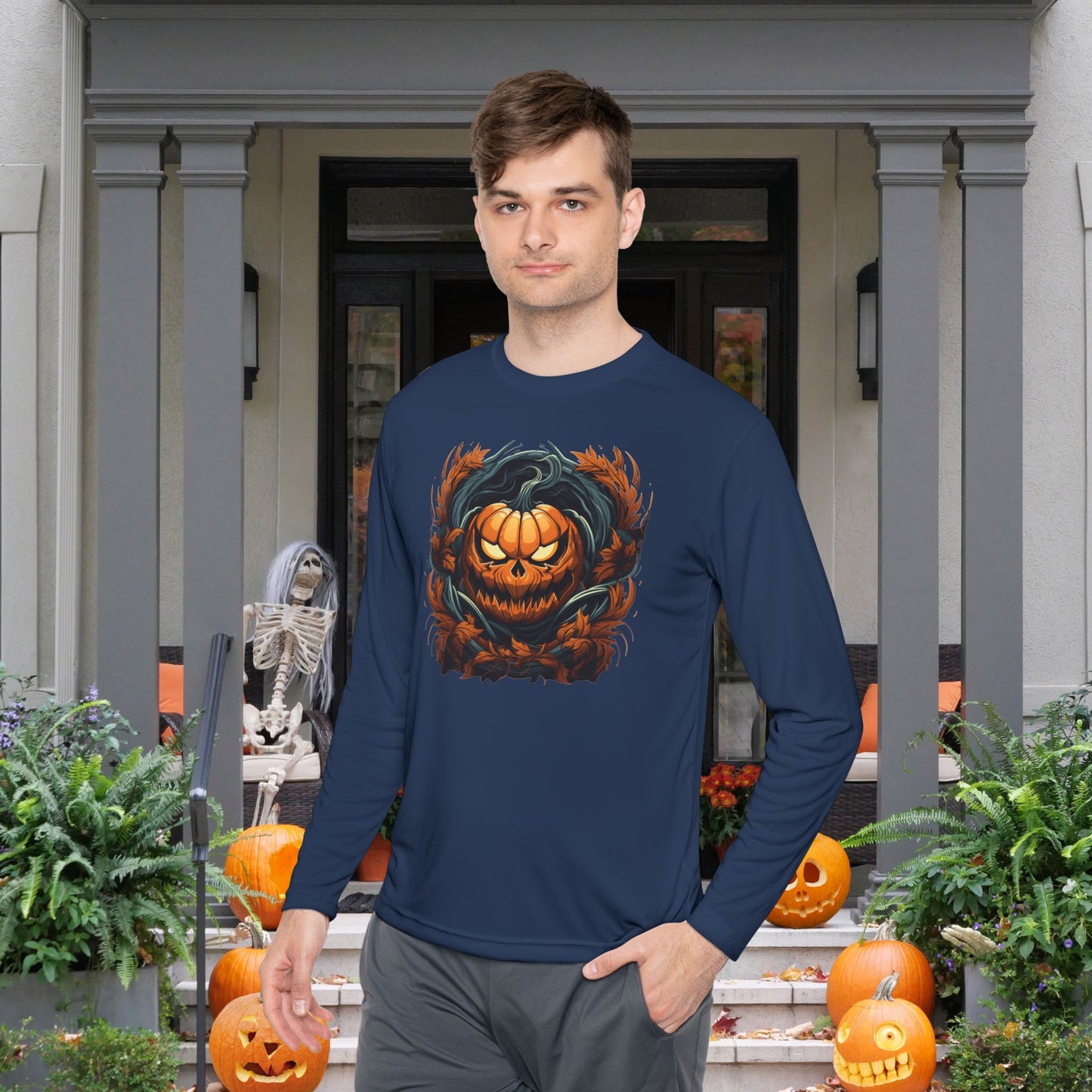 Night of the Jack Adult Long Sleeve Tee