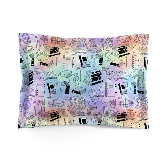 Colorful Chapters Microfiber Pillow Sham