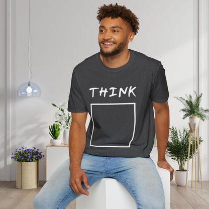 THINK (Outside the Box) Adult T-shirt
