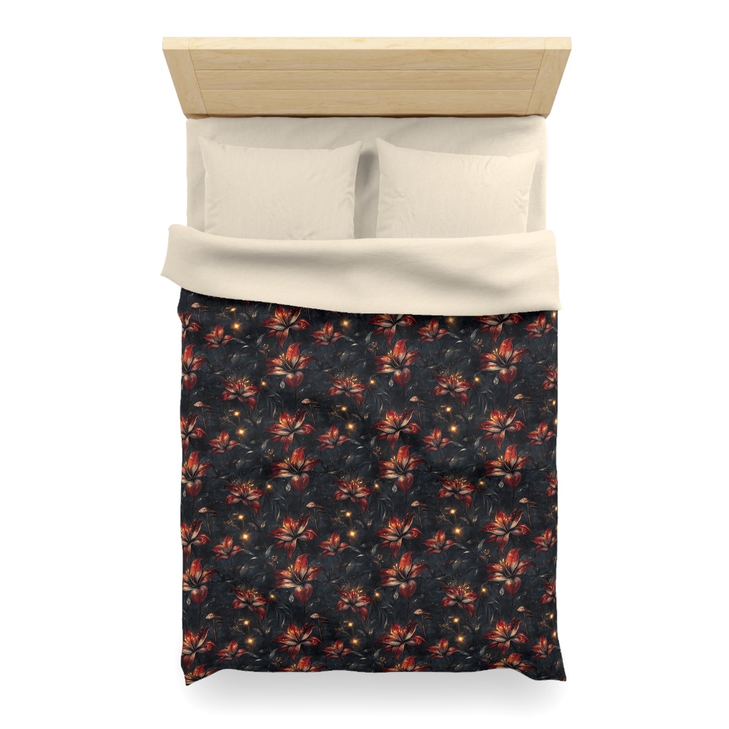 Fire Lilly Dreams Microfiber Duvet Cover