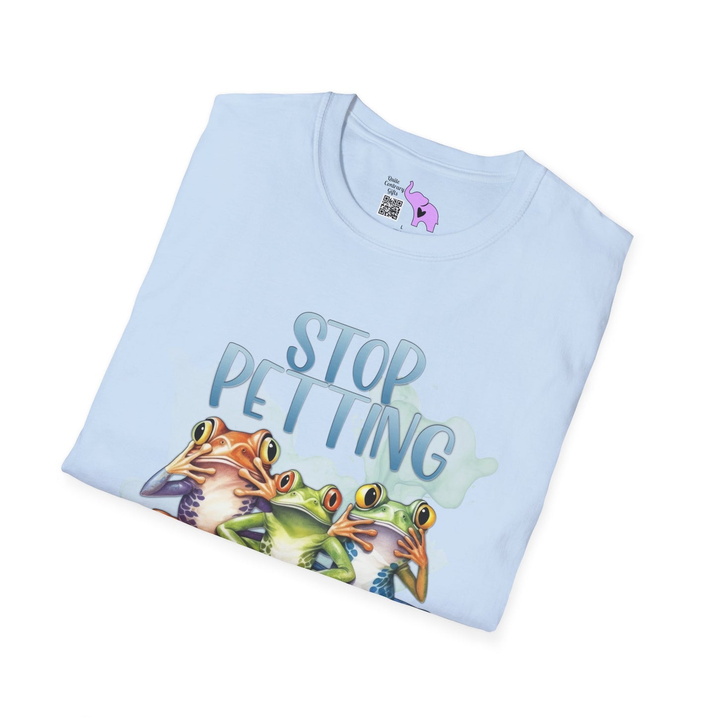 Stop Petting My Peeves (Frogs) Adult T-shirt