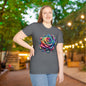 Colorful Rose Adult T-shirt