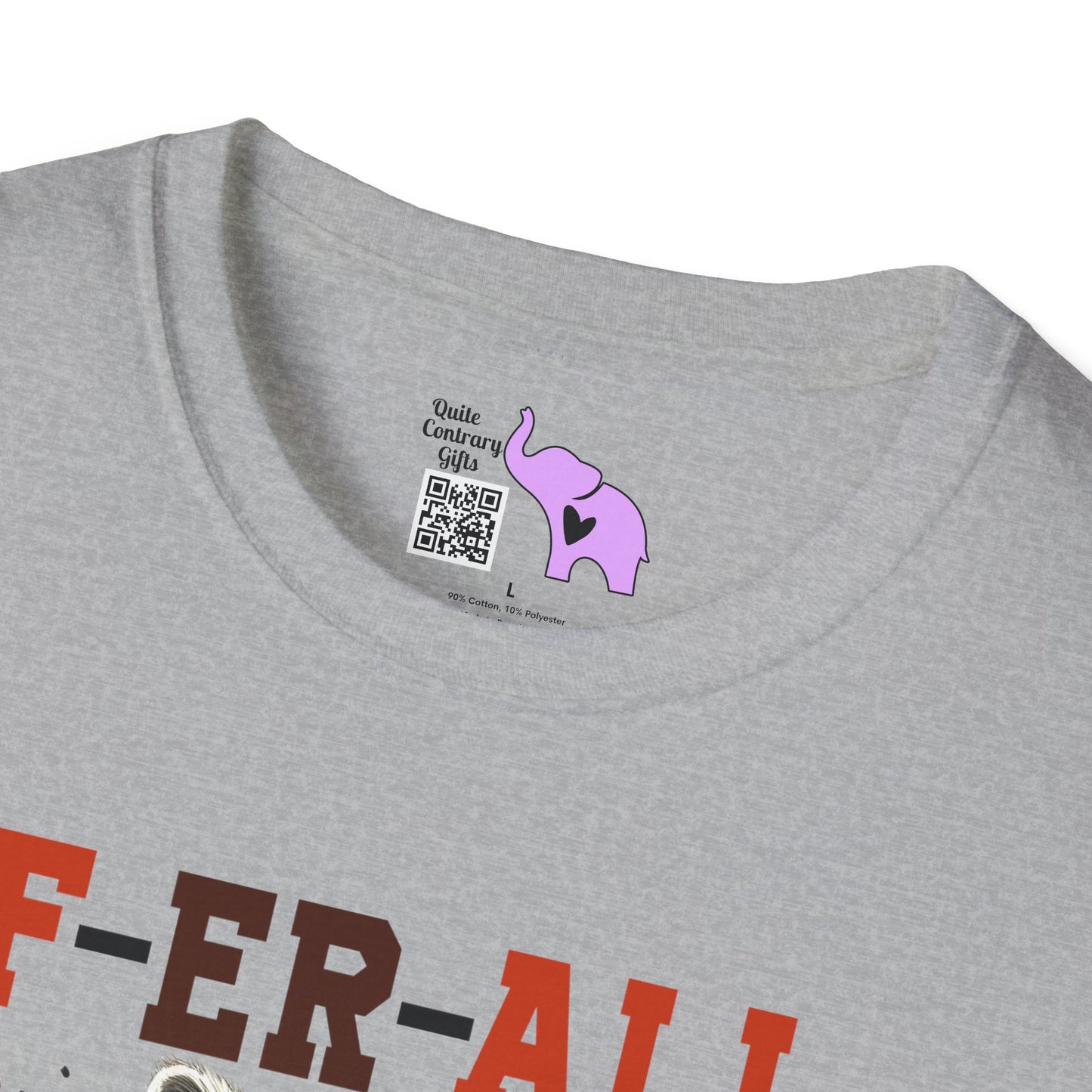 F-Er-All Raccoon Adult T-shirt