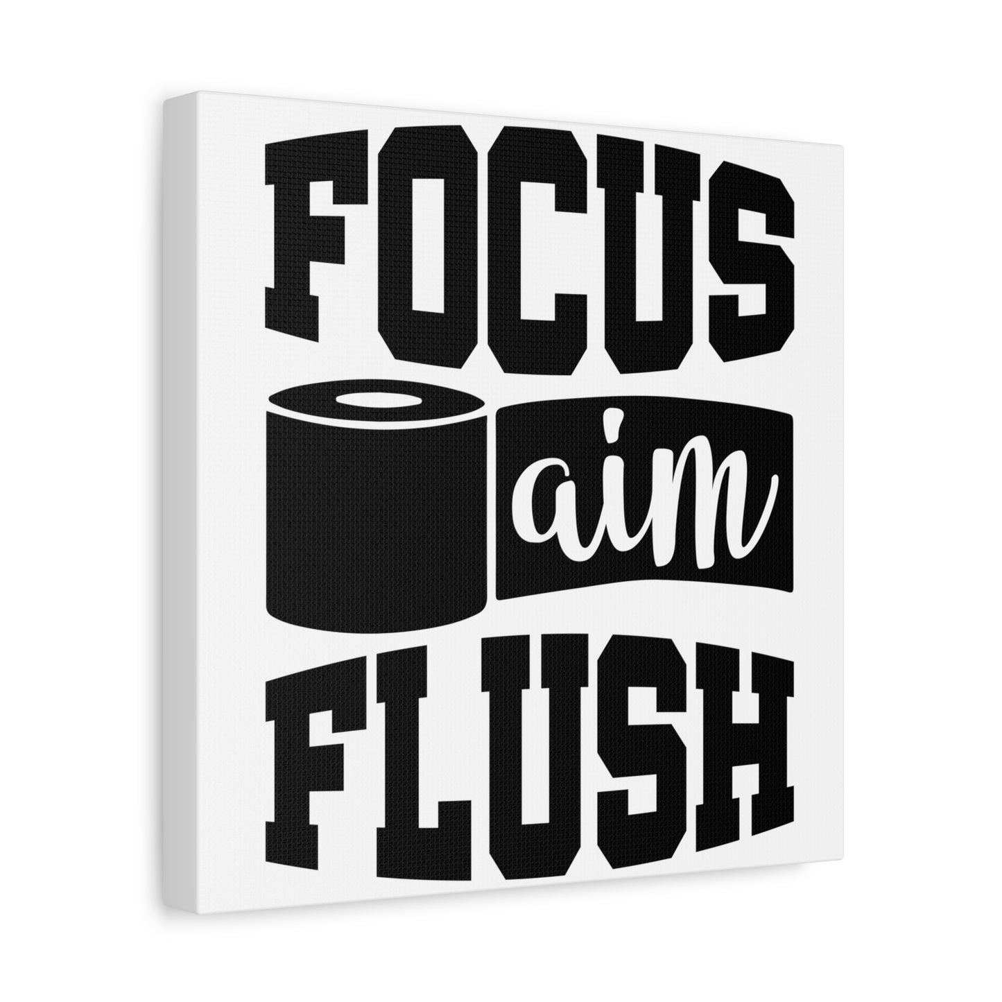 Focus Aim Flush Canvas Art