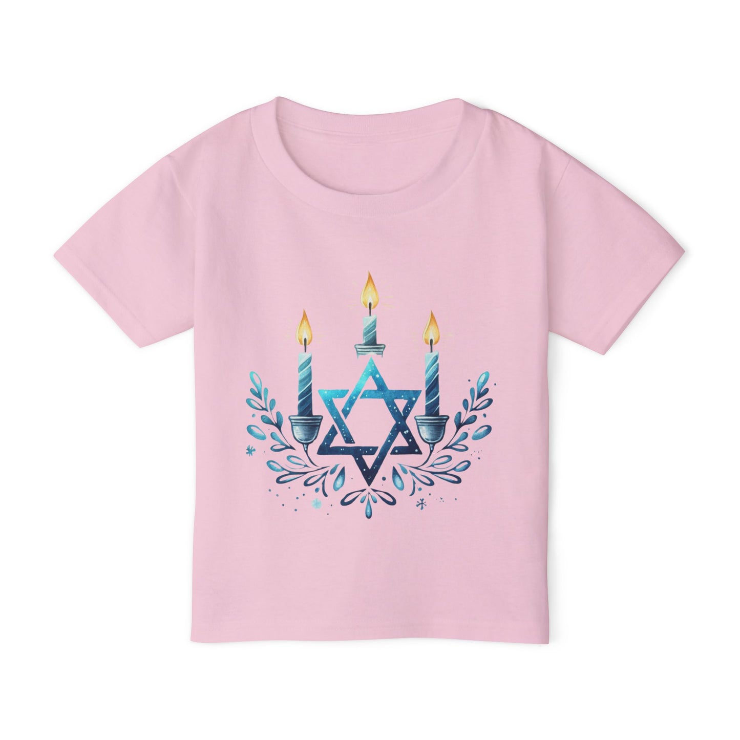 Star & Flame Hanukkah Heavy Cotton™ Toddler T-shirt