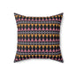 Midnight Clay Cairn Stripes Throw Pillow