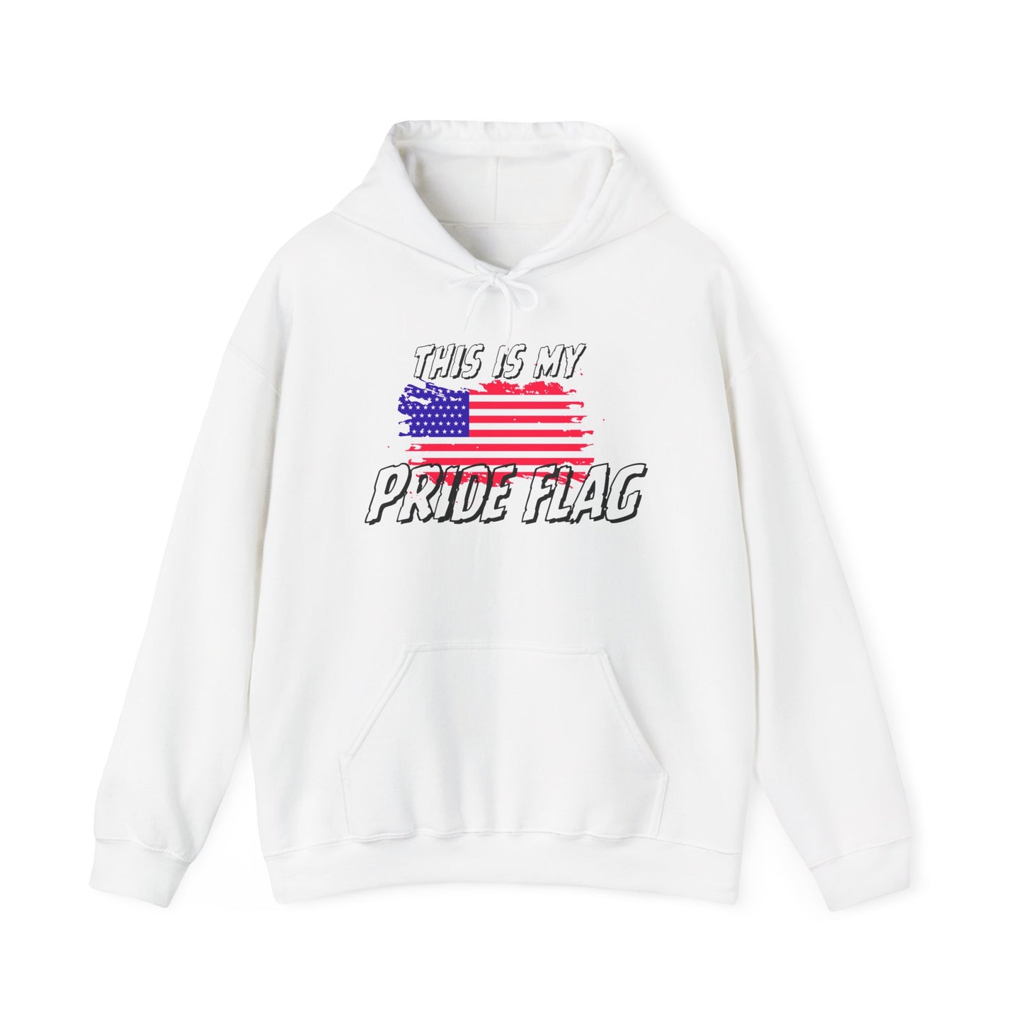 This is my Pride Flag (American Flag) Heavy Blend™ Hooded Sweatshirt