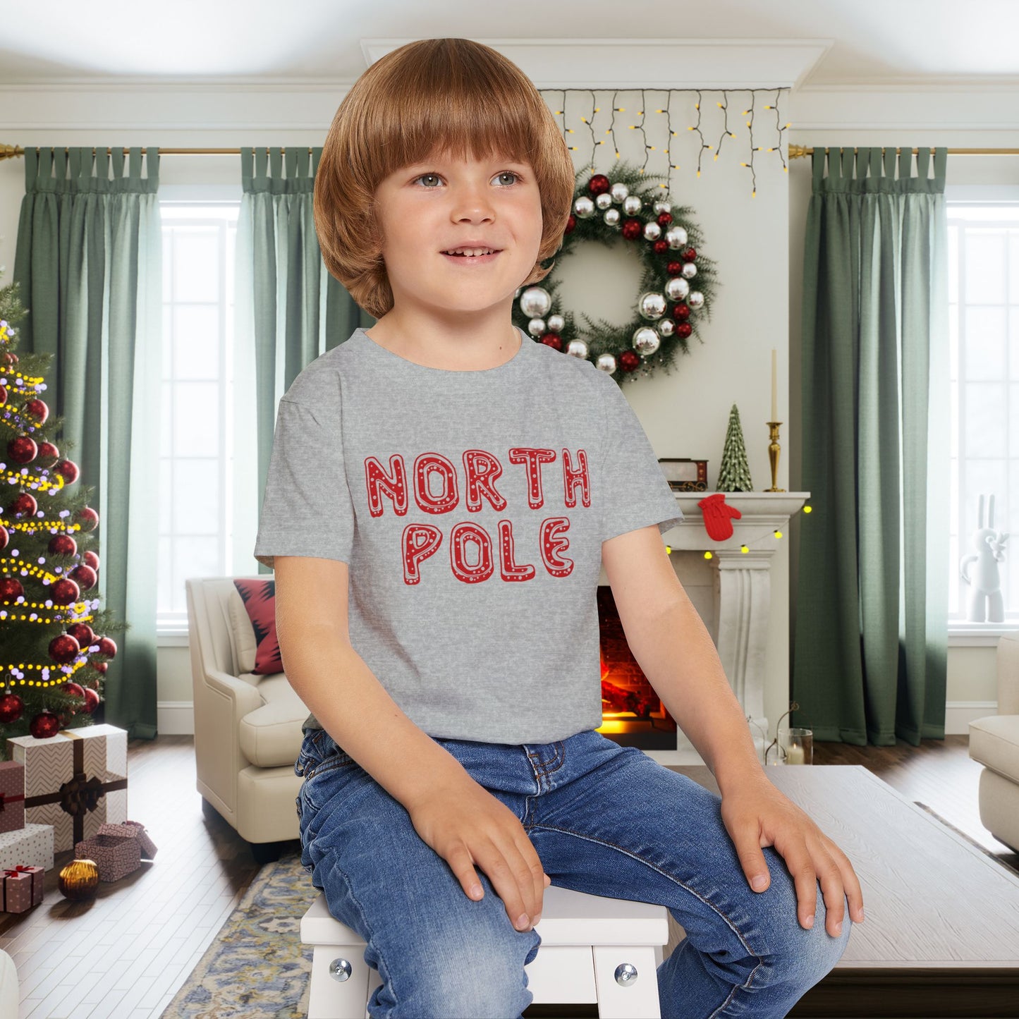 North Pole Heavy Cotton™ Toddler T-shirt