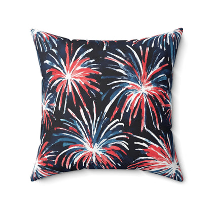 Rocket's Red Glare Throw Pillow