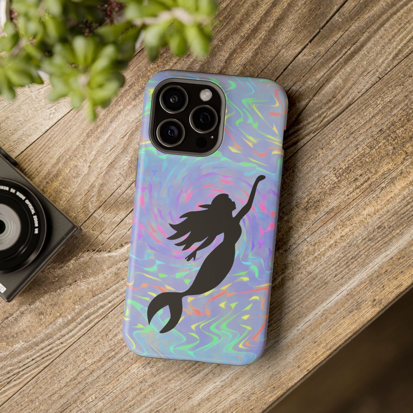 Mermaid Silhouette MagSafe® Compatible Tough Case for iPhone