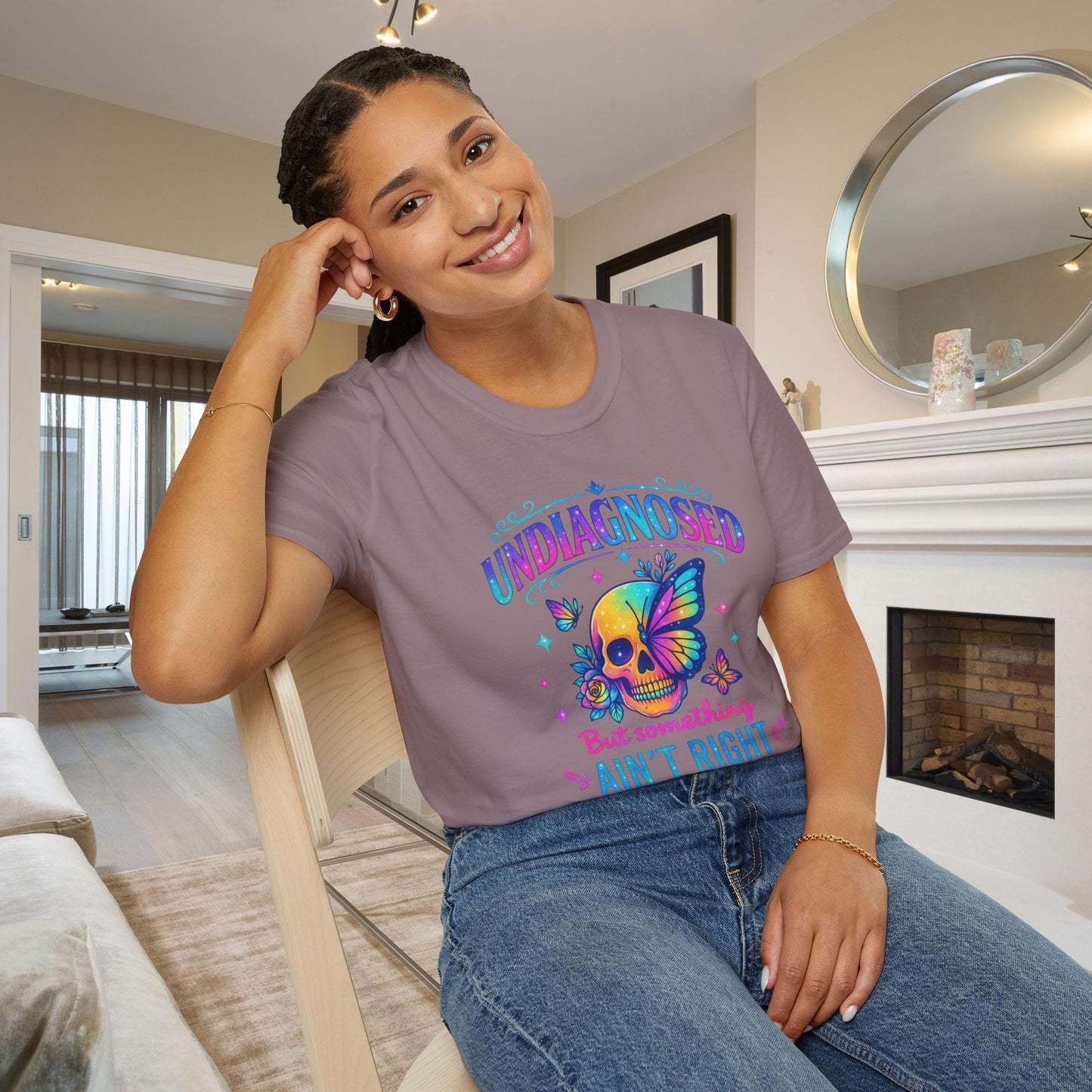 Undiagnosed But Something Ain't Right Adult T-shirt