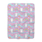Rainbow Sky Riders Sherpa Fleece Blanket
