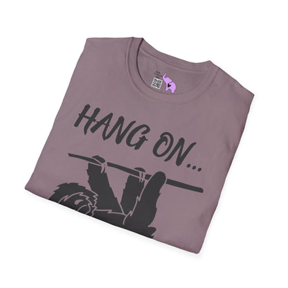 Hang On (Sloth) Adult T-shirt