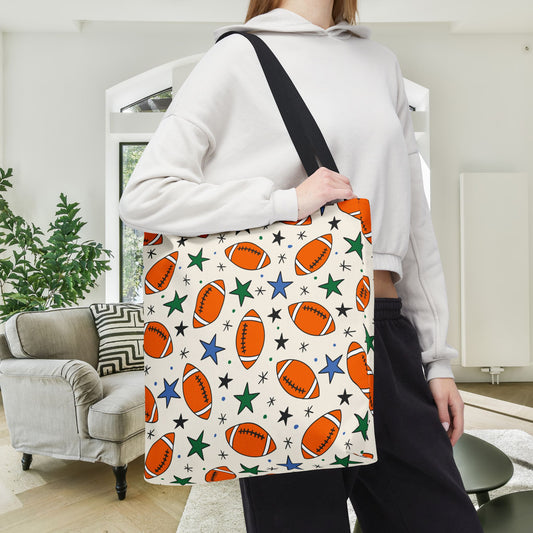 Touchdown Stars Canvas Tote Bag