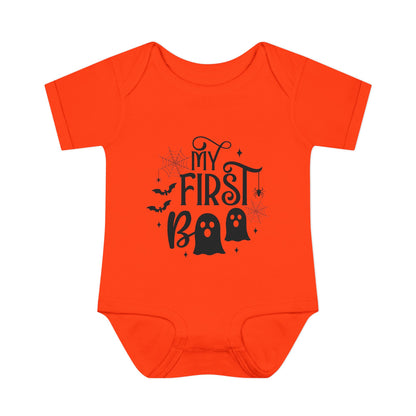 My First Boo Infant Baby Rib Bodysuit