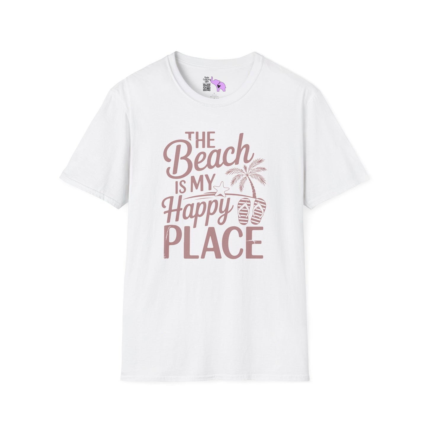 The Beach Is My Happy Place Adult T-shirt