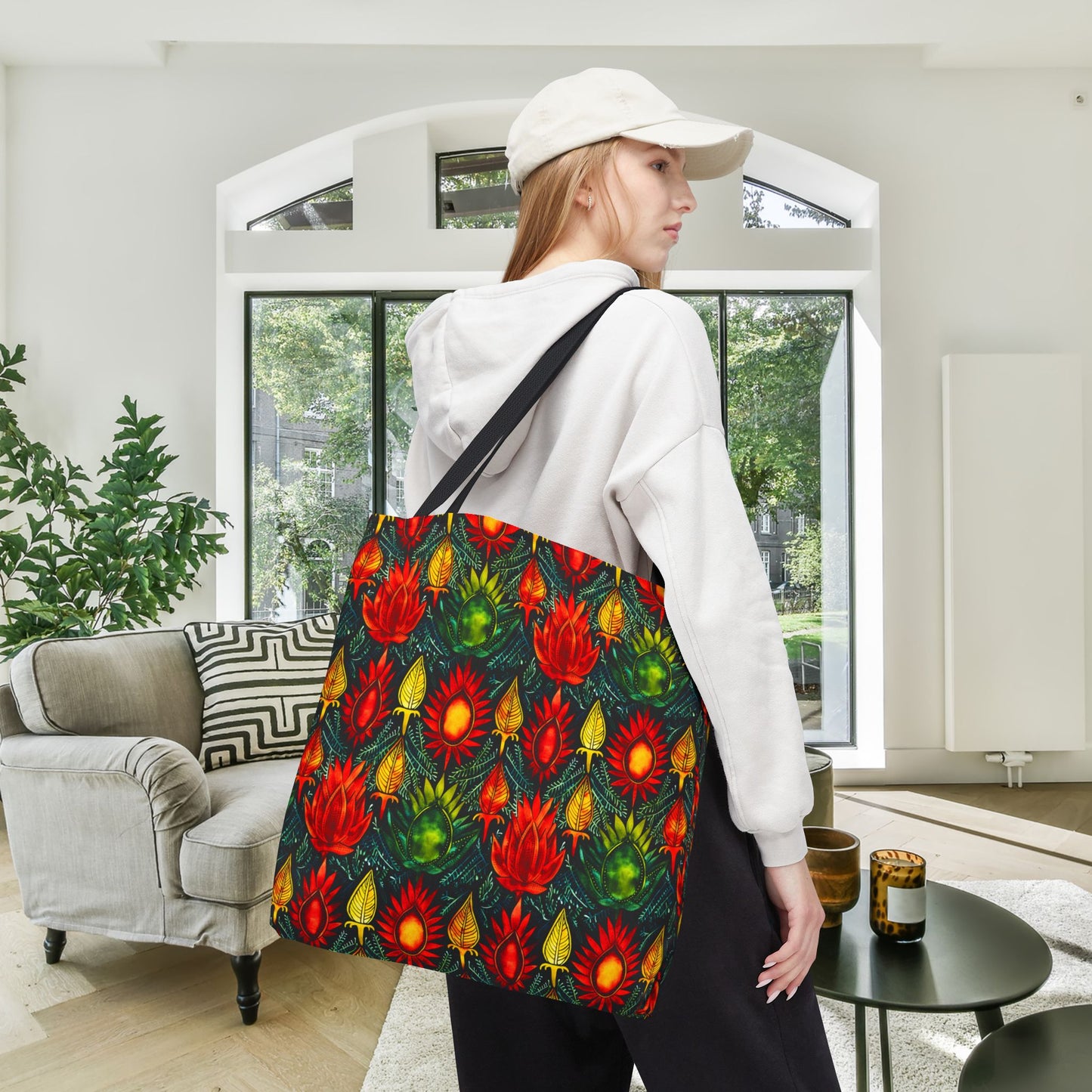 Joyful Burst Canvas Tote Bag