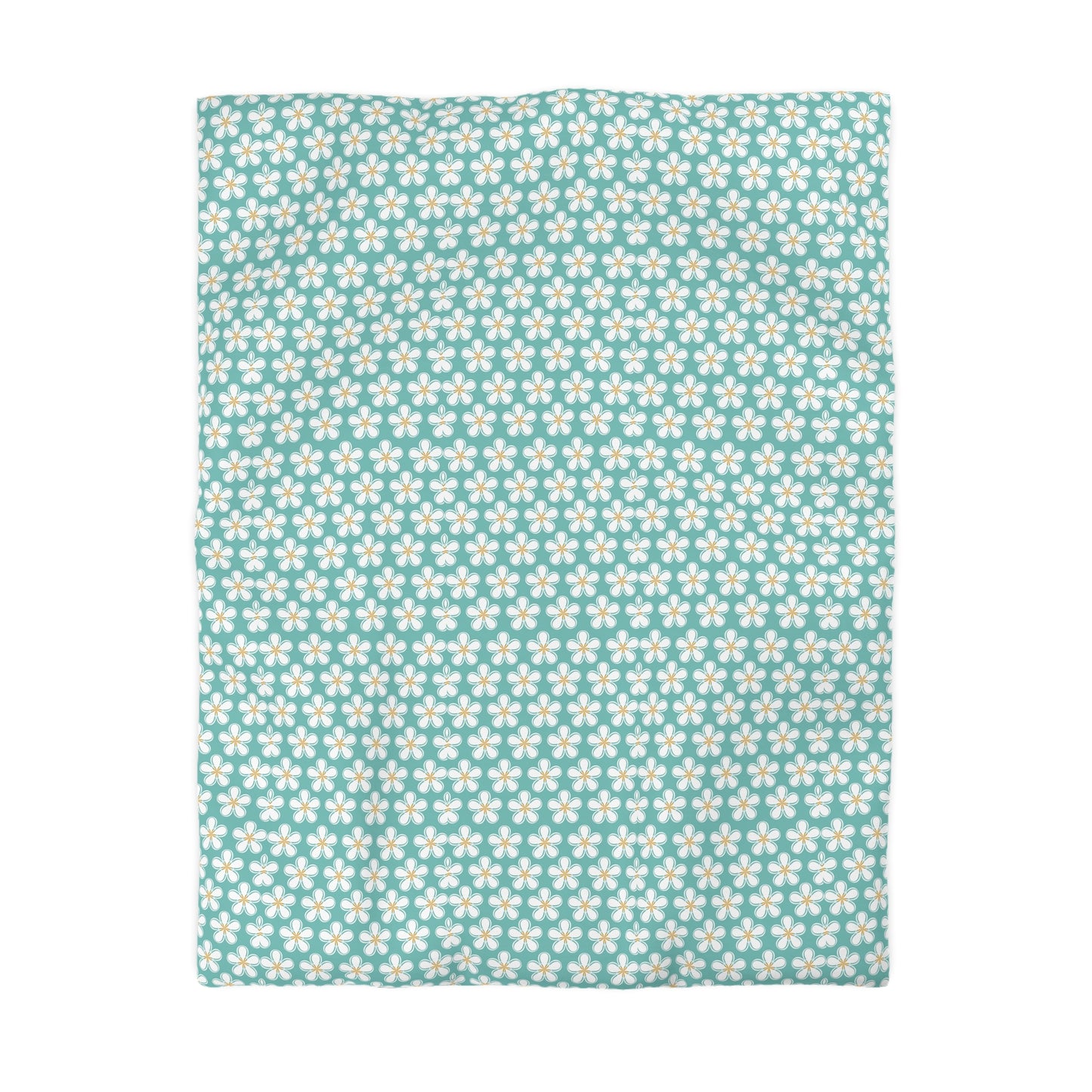 Tealberry Blooms Microfiber Duvet Cover