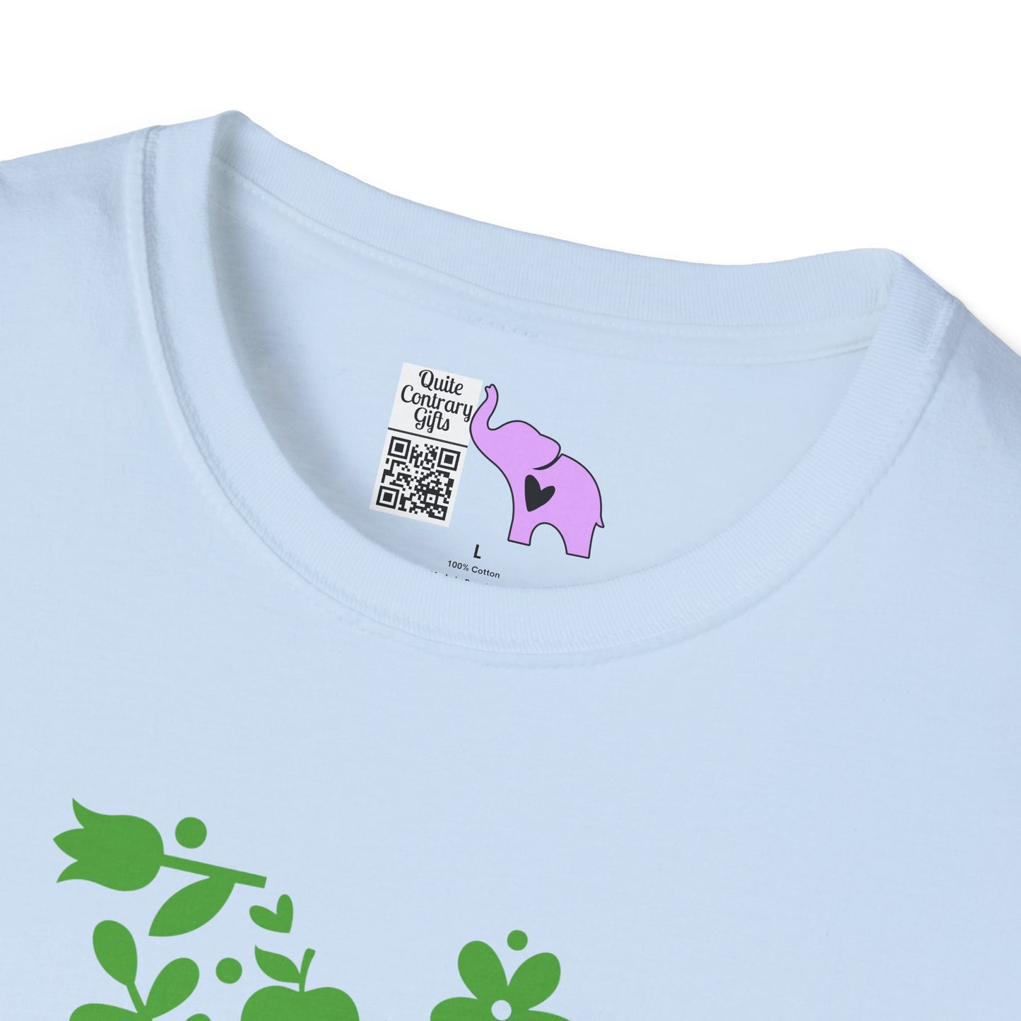 Teacher Apple Heart Adult T-shirt