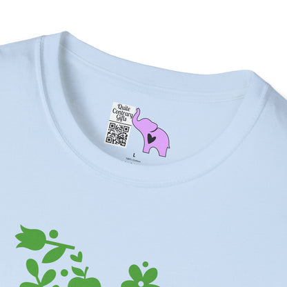 Teacher Apple Heart Adult T-shirt