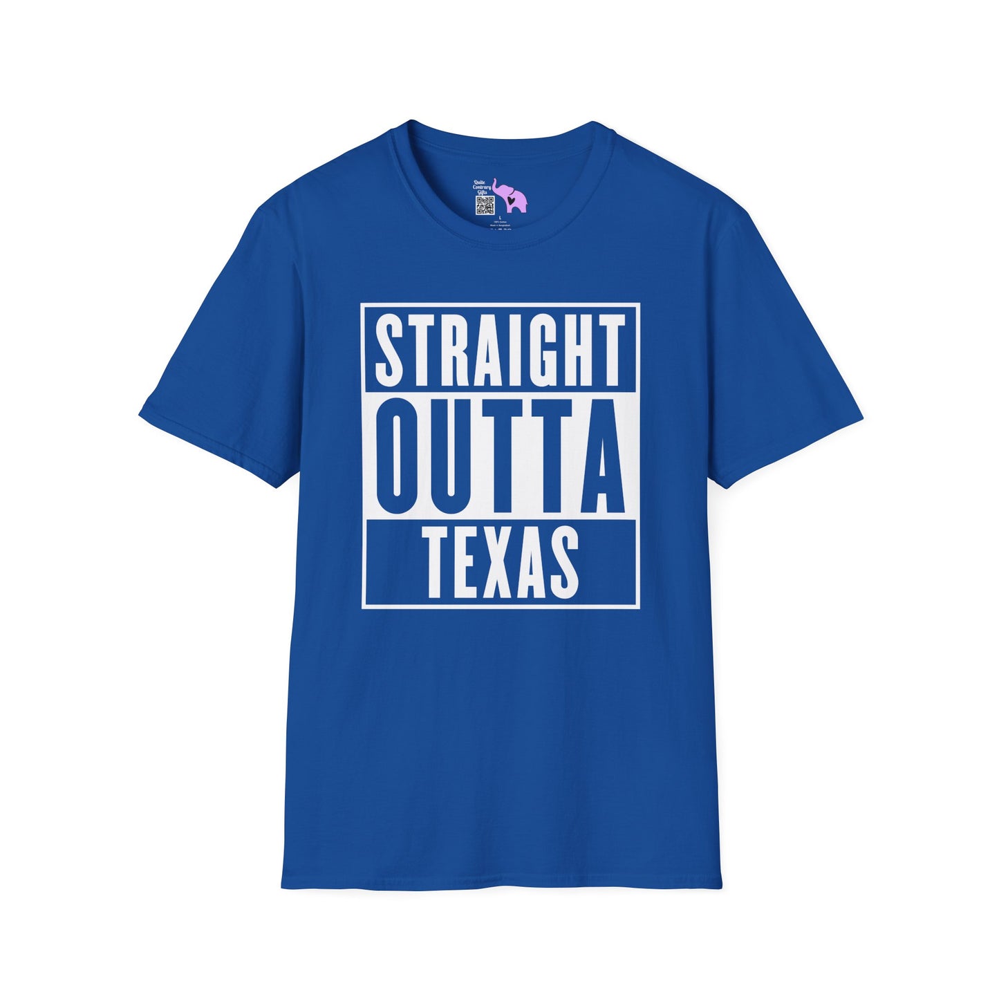 Straight Outta Texas Adult T-shirt
