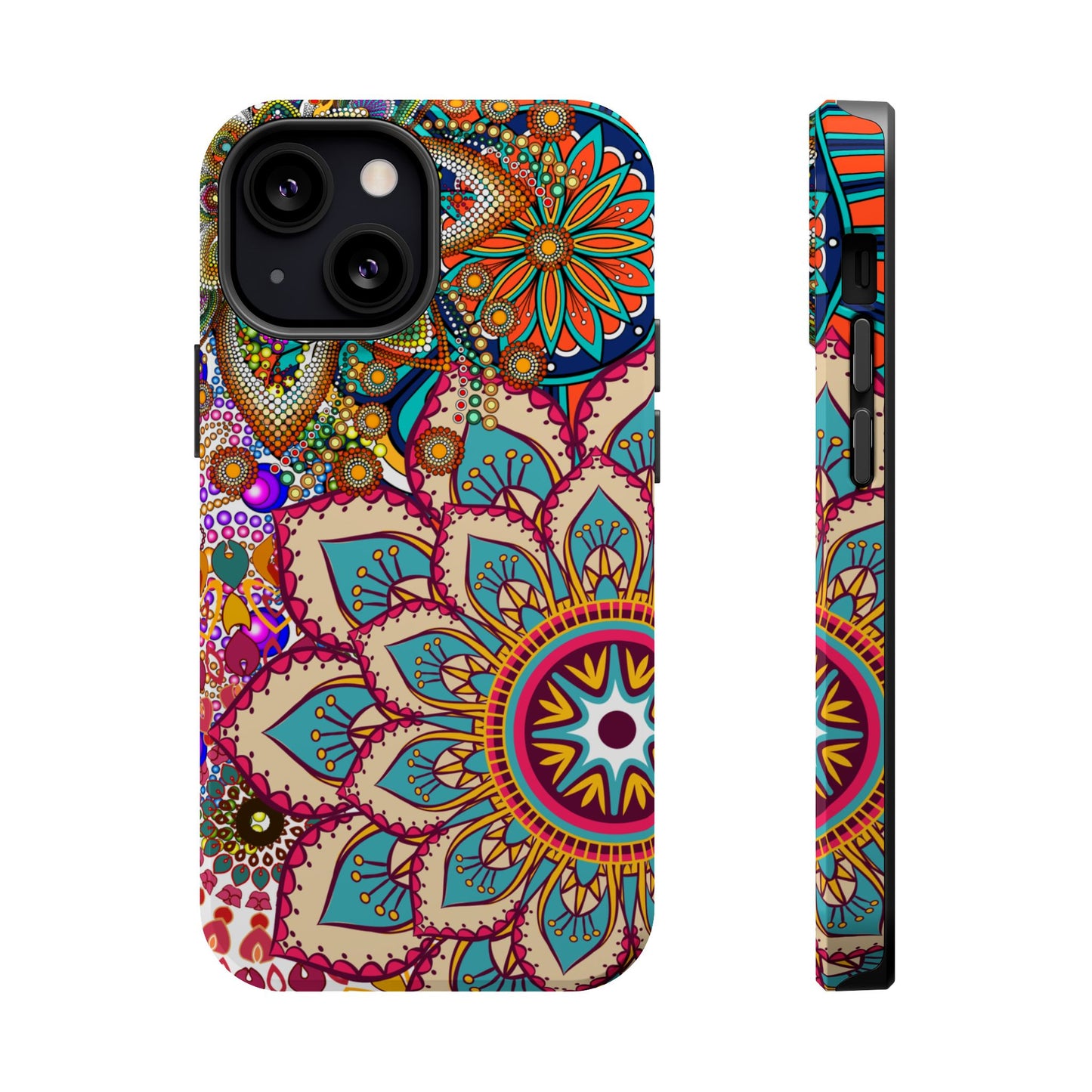 Colorful Mandala MagSafe® Compatible Tough Case for iPhone