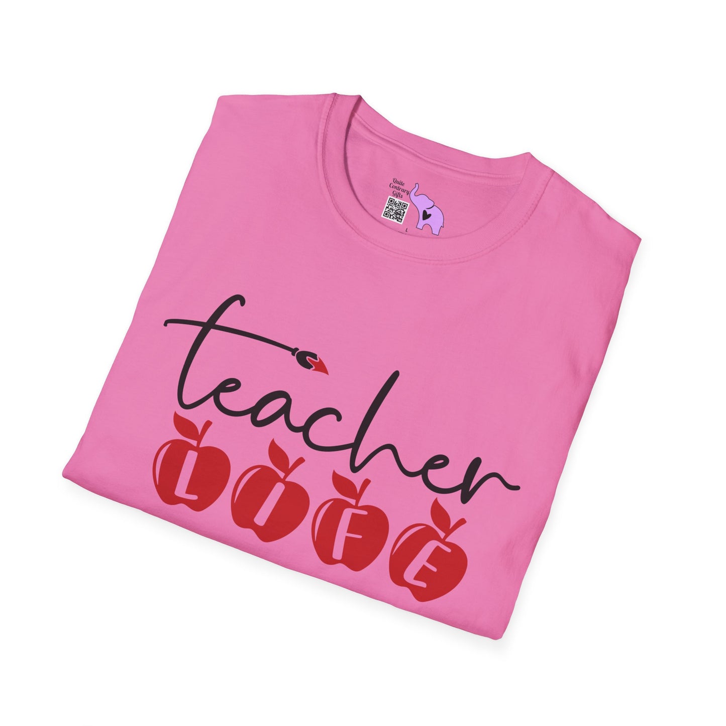 Teacher Life (Apples) Adult T-shirt