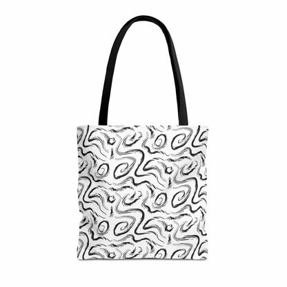 Grunge Scribbles Canvas Tote Bag