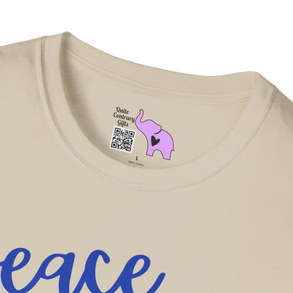 Peace Love Back The Blue Adult T-shirt
