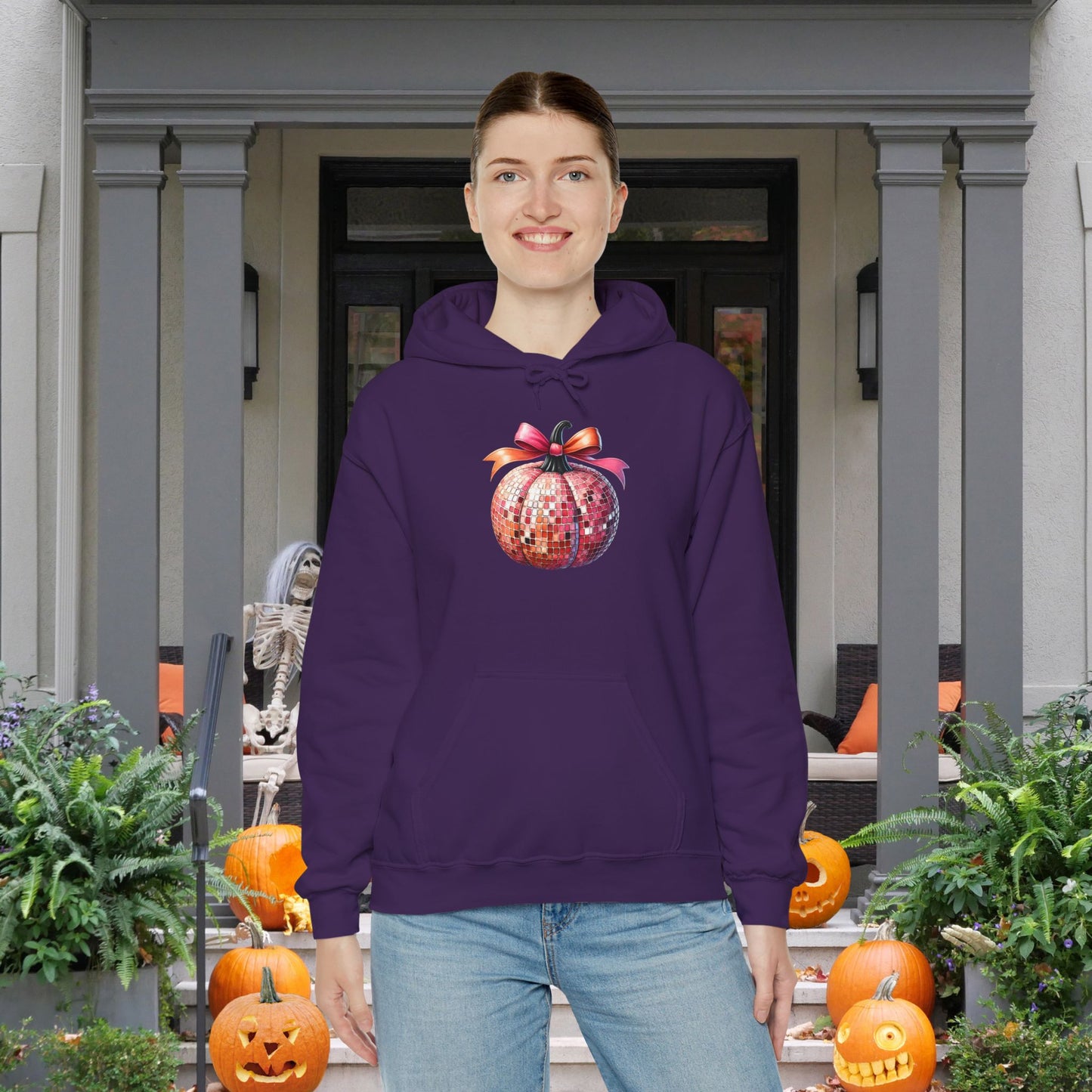 Disco Pumpkin Heavy Blend™ Hooded Sweatshirt