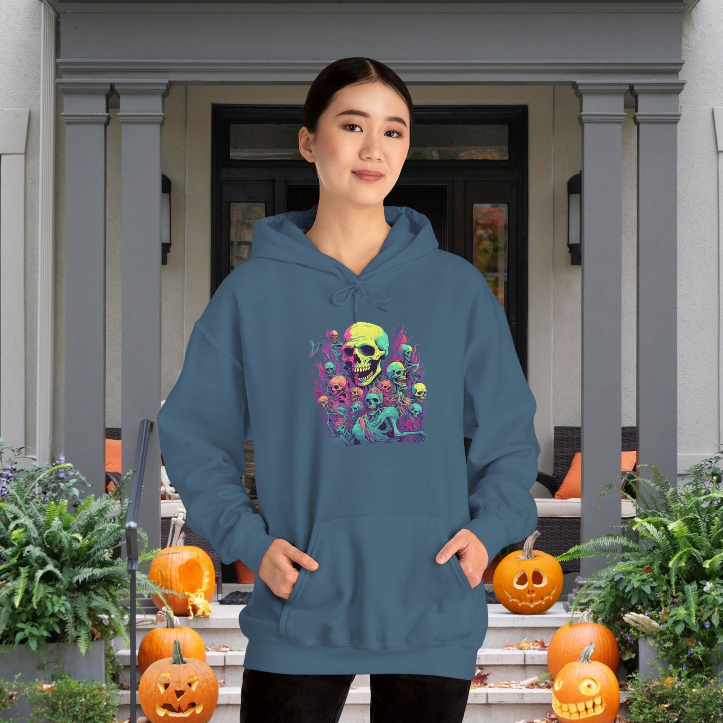 Skeleton Gathering Heavy Blend™ Hooded Sweatshirt
