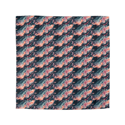 Pink Venom Marble Microfiber Duvet Cover