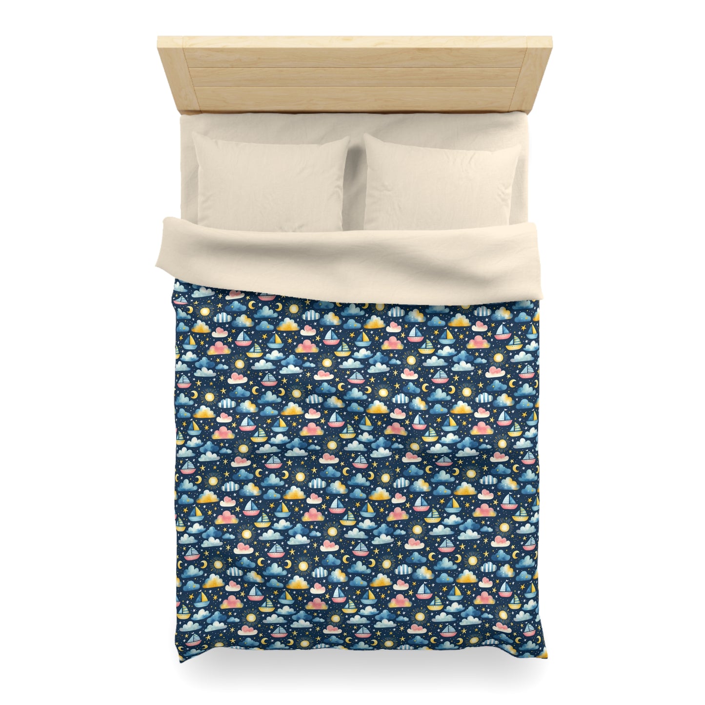 Night Sail Dreams Microfiber Duvet Cover