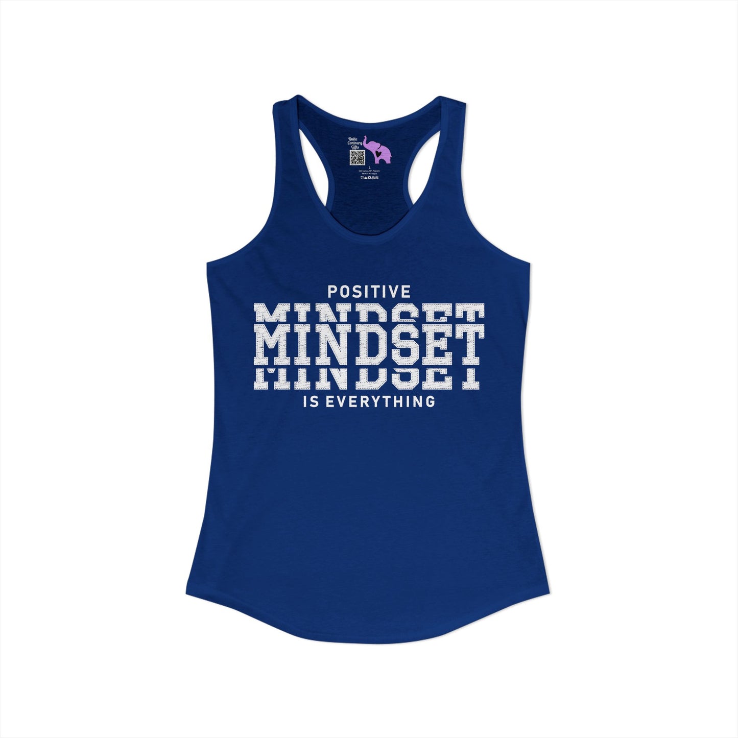 Positive Mindset Is Everything Women's Ideal Racerback Tank