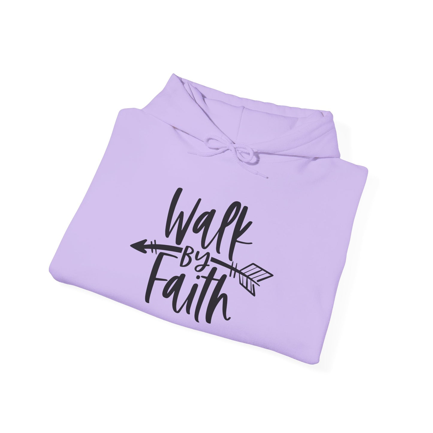 Walk By Faith Heavy Blend™ Hooded Sweatshirt