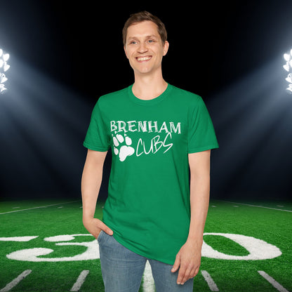 Brenham Cubs w/Claw Adult T-shirt