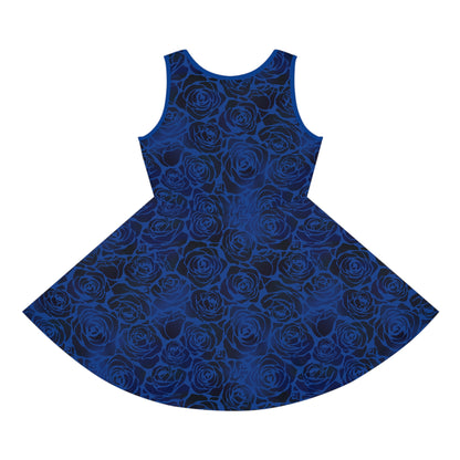 Nocturne Roses Girls' Sleeveless Sundress