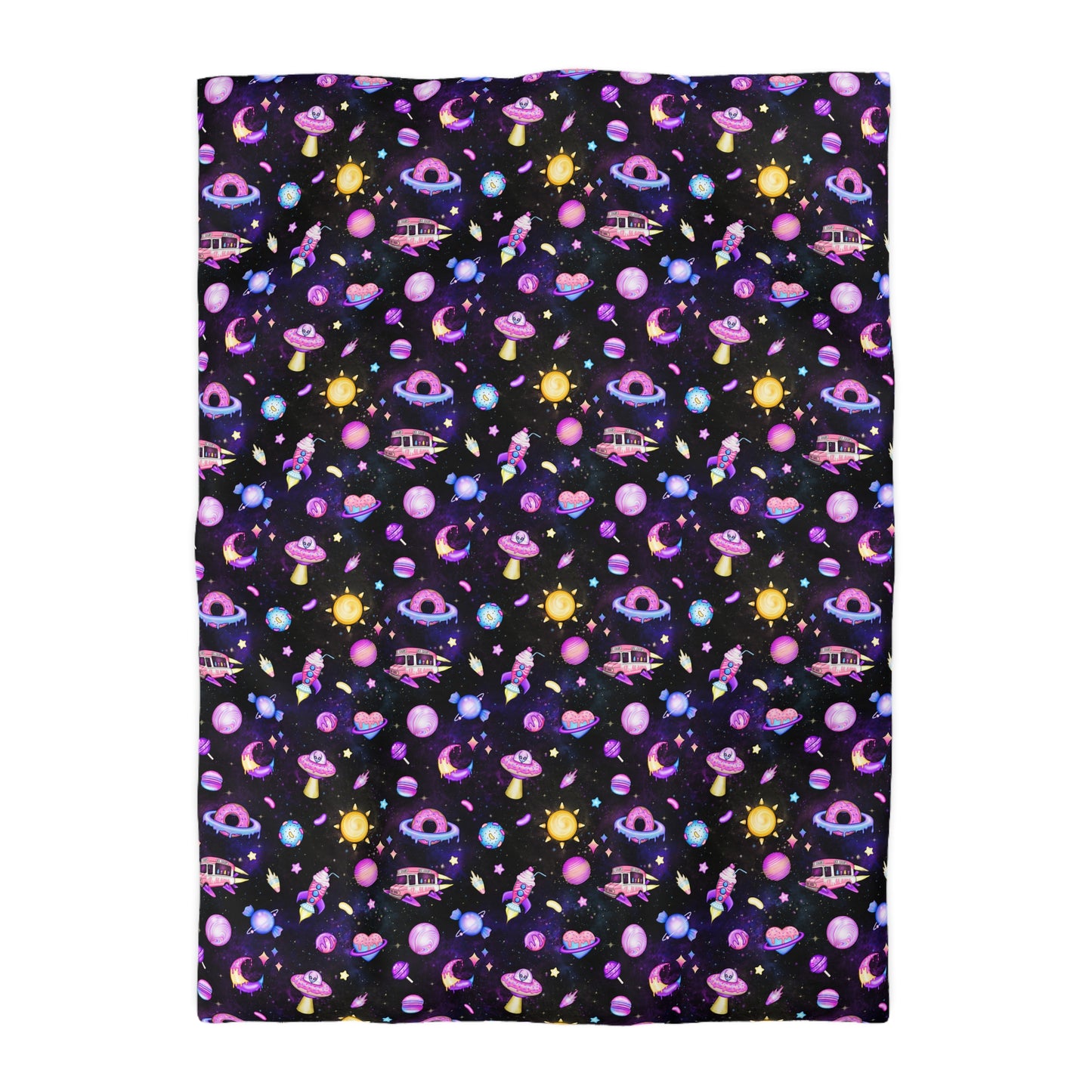 Cosmic Recess Microfiber Duvet Cover