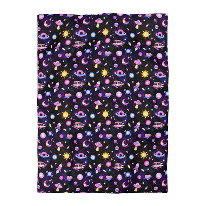 Cosmic Recess Microfiber Duvet Cover