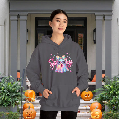 Spooky Pastel Ghost Heavy Blend™ Hooded Sweatshirt